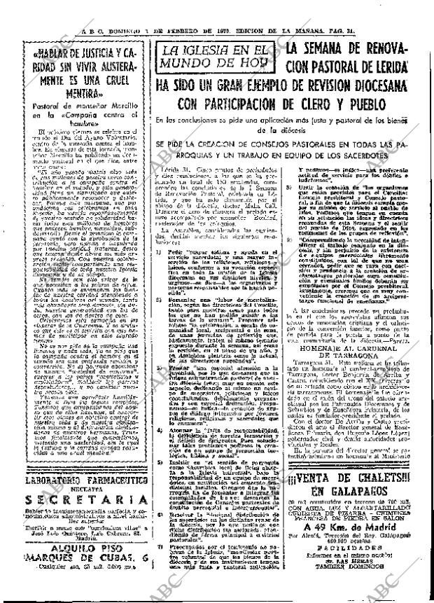 ABC MADRID 01-02-1970 página 31