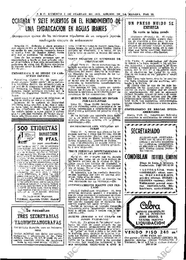 ABC MADRID 01-02-1970 página 33