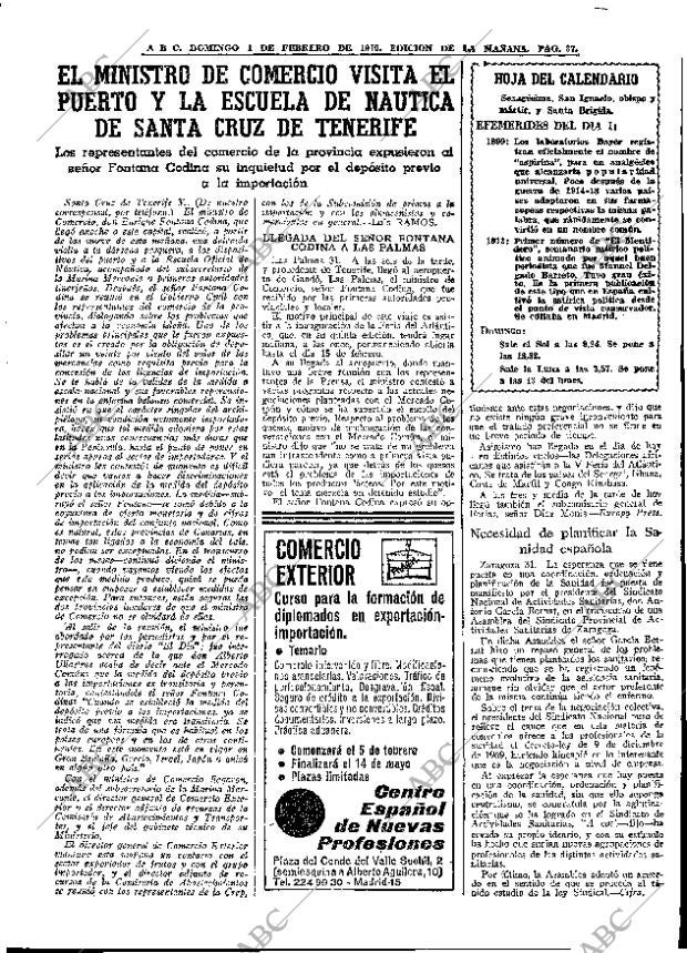 ABC MADRID 01-02-1970 página 37