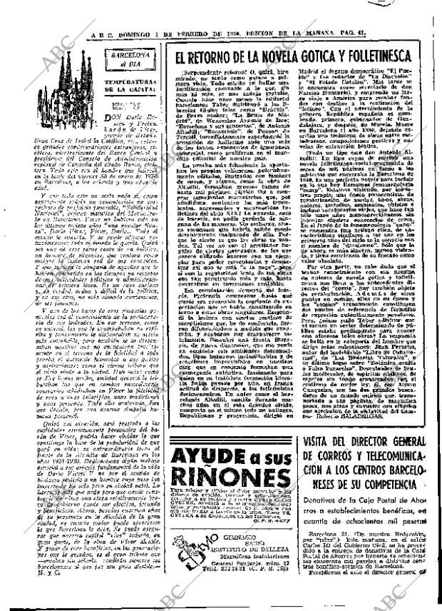 ABC MADRID 01-02-1970 página 41