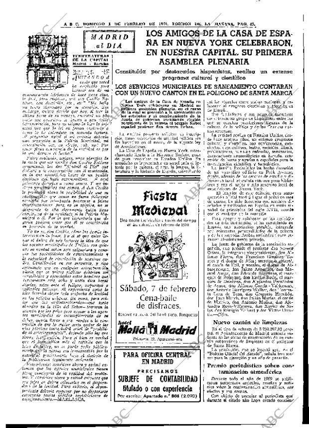 ABC MADRID 01-02-1970 página 43