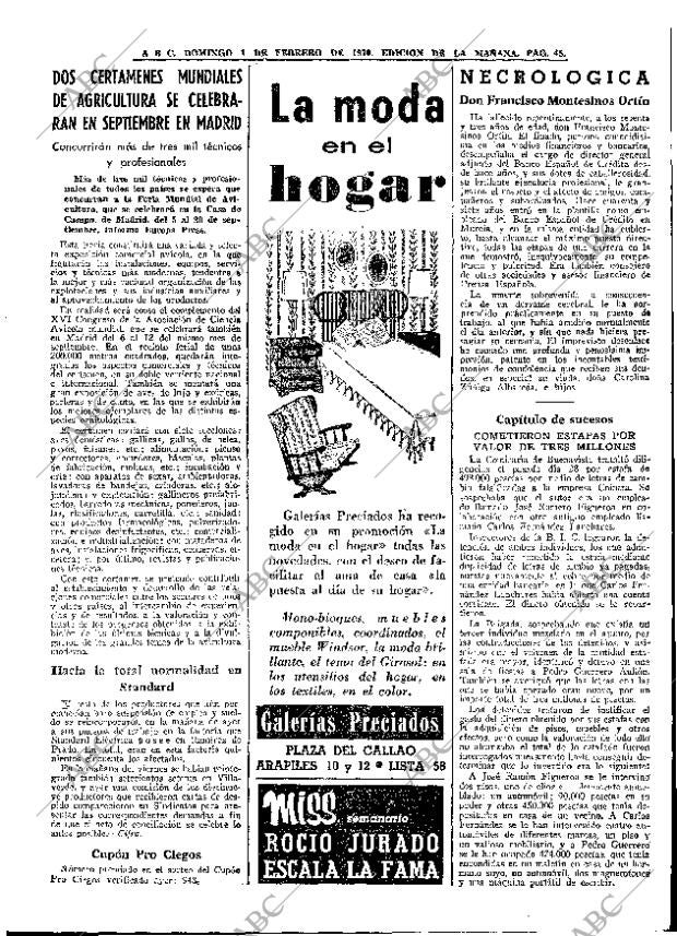 ABC MADRID 01-02-1970 página 45