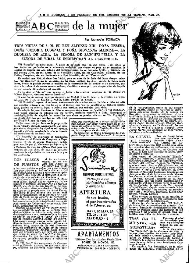 ABC MADRID 01-02-1970 página 47