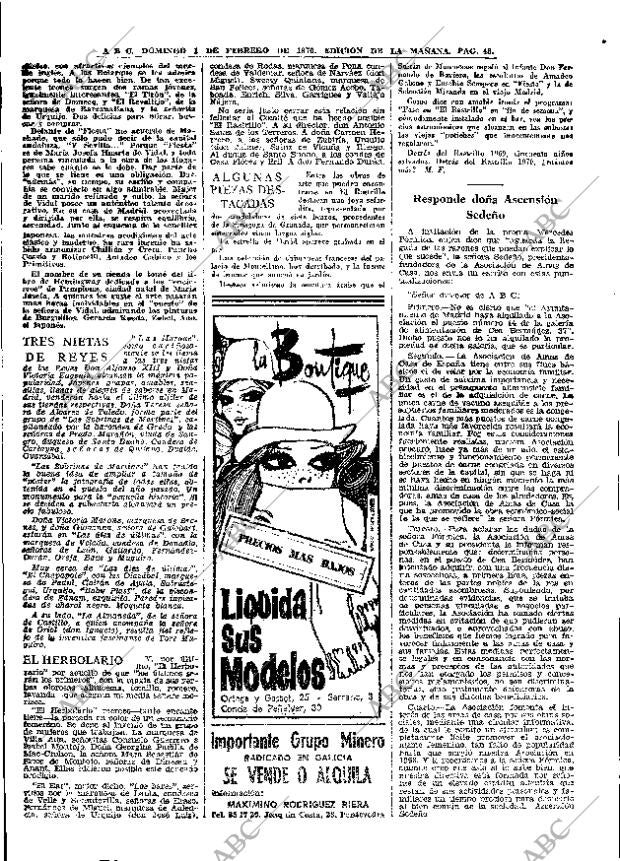 ABC MADRID 01-02-1970 página 48