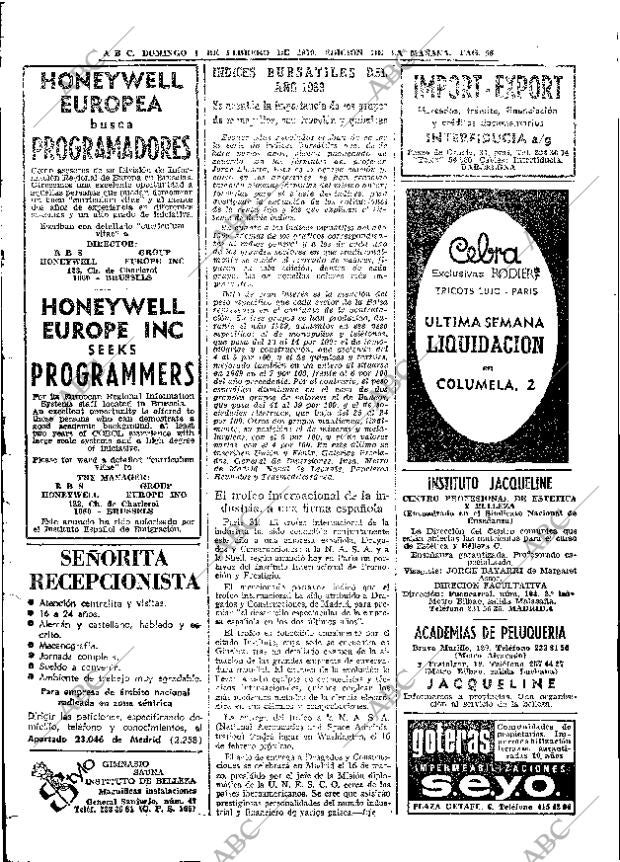 ABC MADRID 01-02-1970 página 56