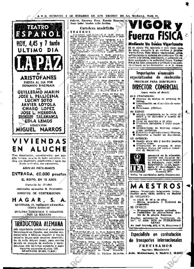 ABC MADRID 01-02-1970 página 73