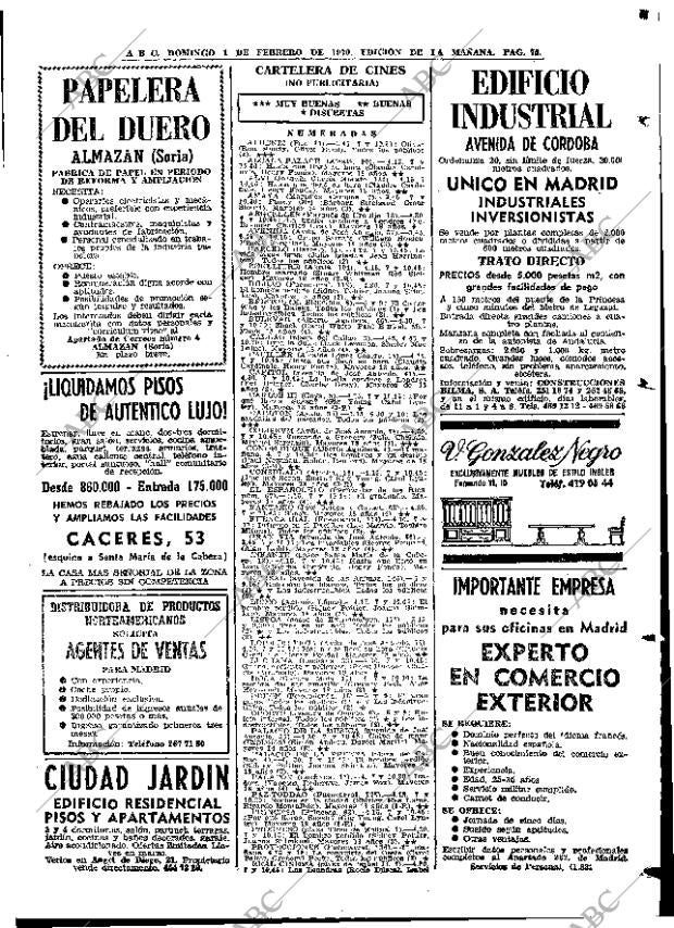 ABC MADRID 01-02-1970 página 75