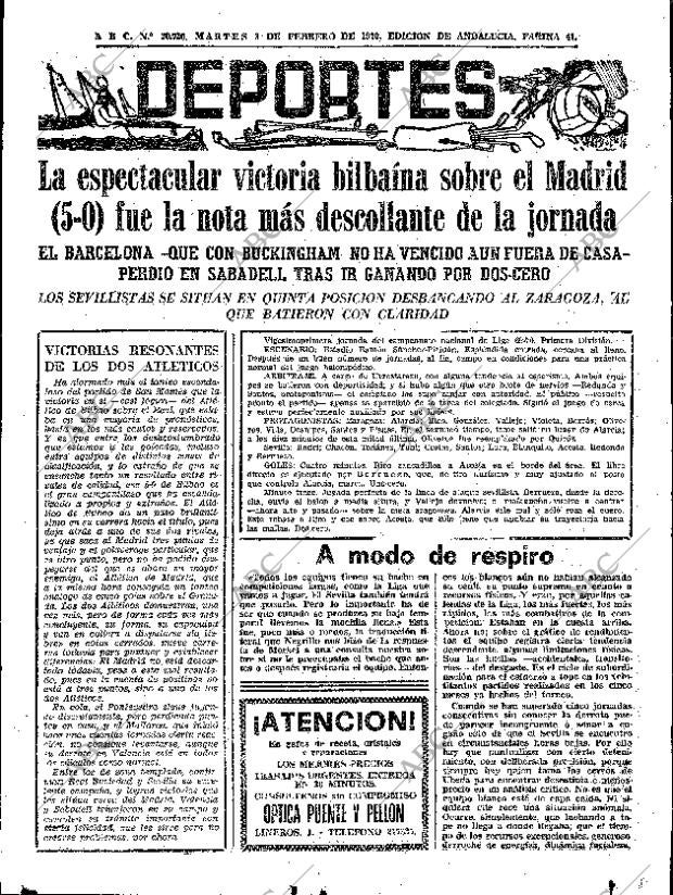 ABC SEVILLA 03-02-1970 página 41