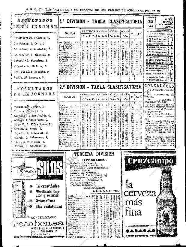 ABC SEVILLA 03-02-1970 página 48