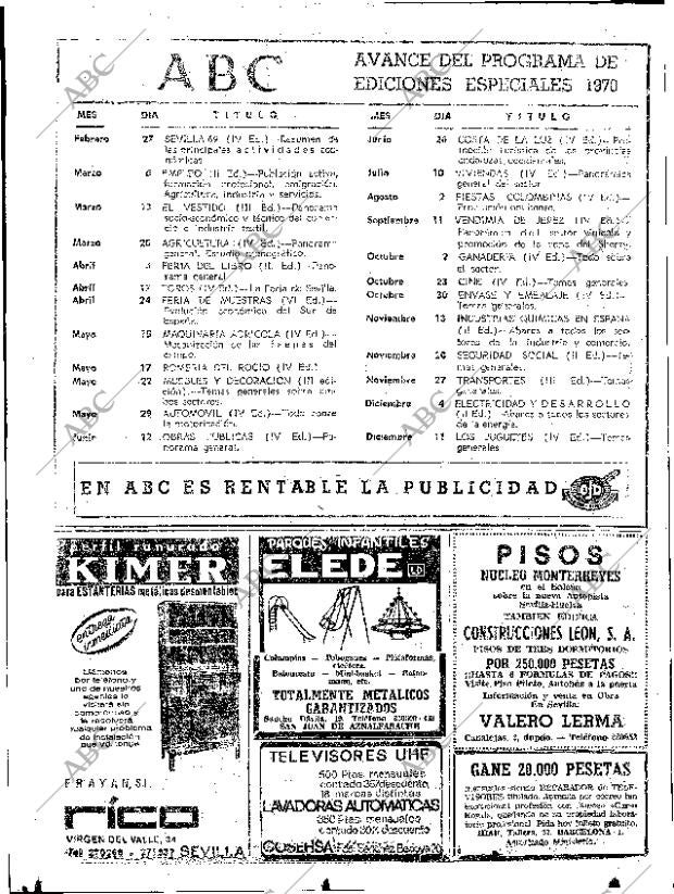 ABC SEVILLA 03-02-1970 página 72