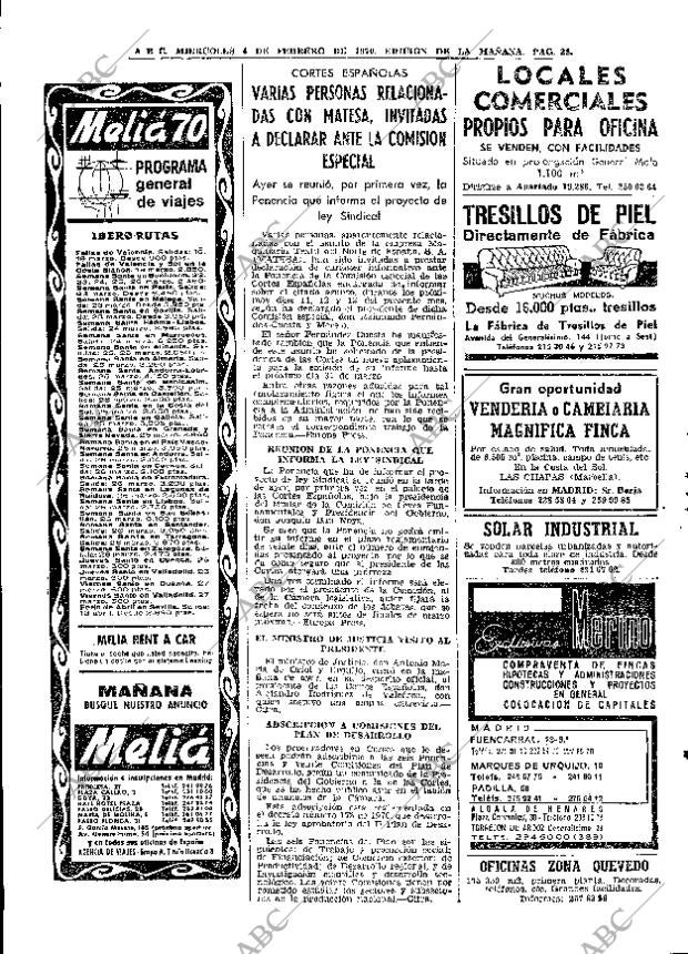 ABC MADRID 04-02-1970 página 22