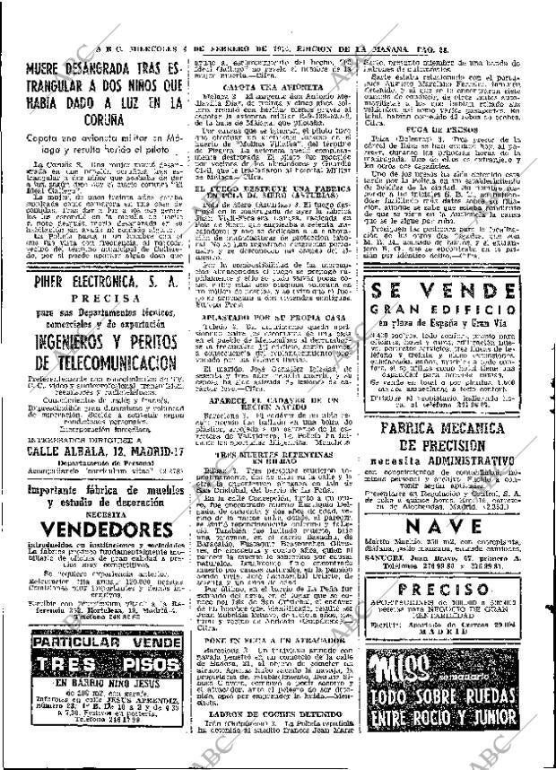 ABC MADRID 04-02-1970 página 28