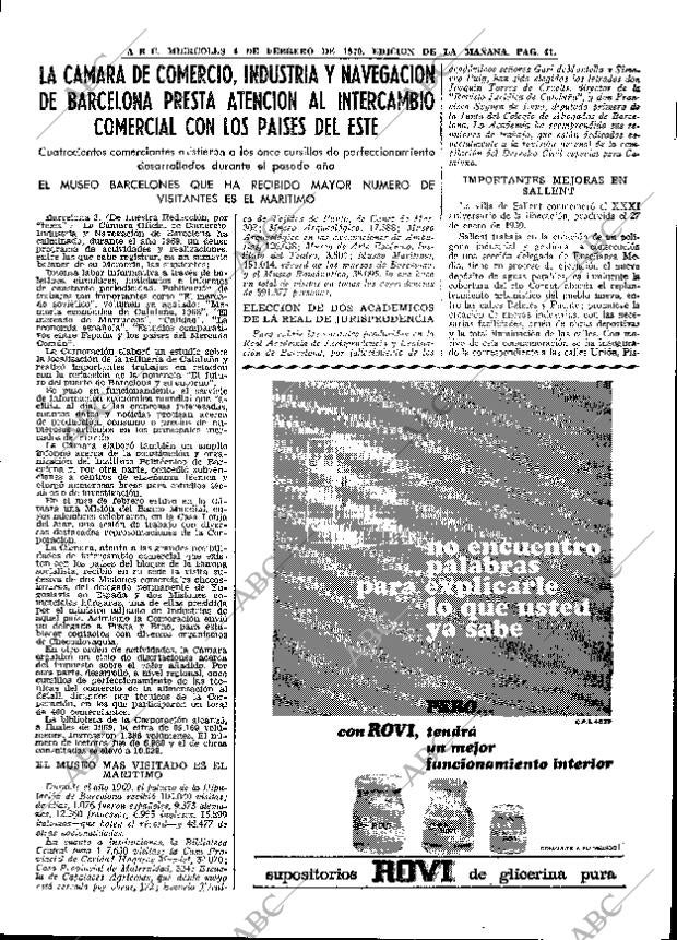 ABC MADRID 04-02-1970 página 41