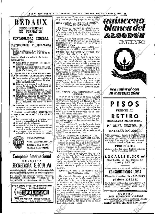 ABC MADRID 04-02-1970 página 42
