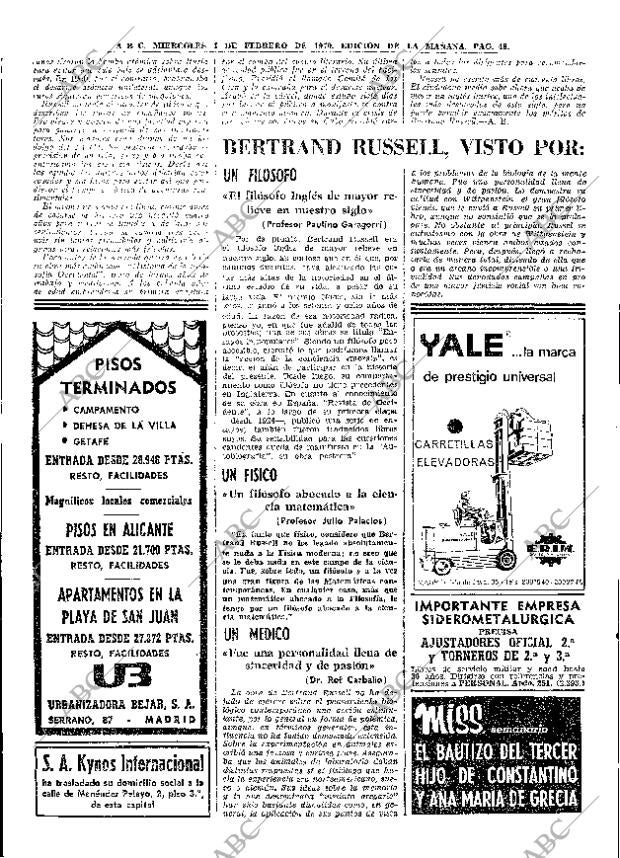 ABC MADRID 04-02-1970 página 48