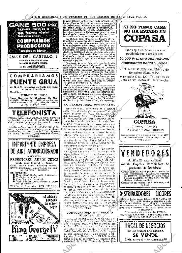 ABC MADRID 04-02-1970 página 50