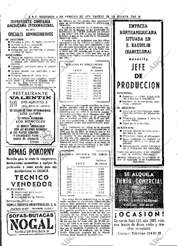 ABC MADRID 04-02-1970 página 56