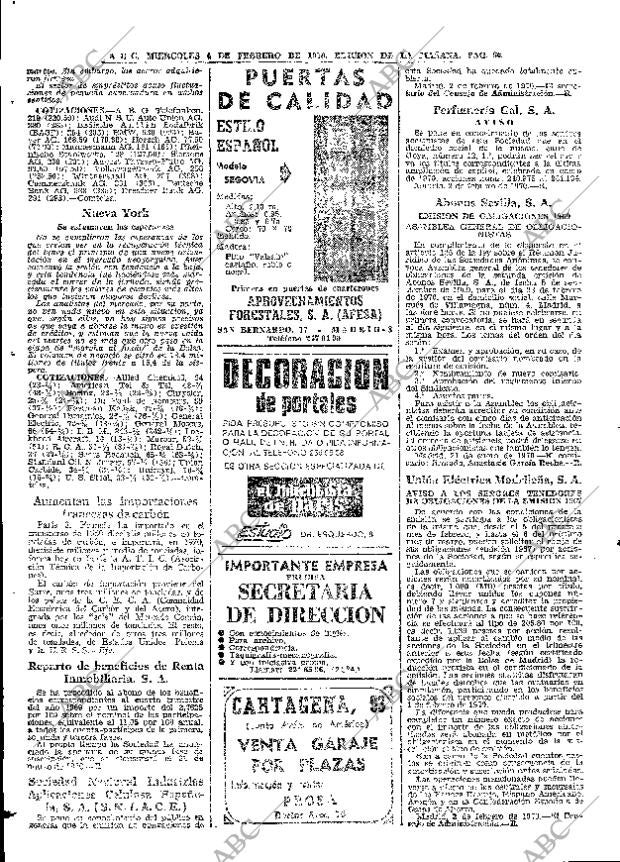 ABC MADRID 04-02-1970 página 60