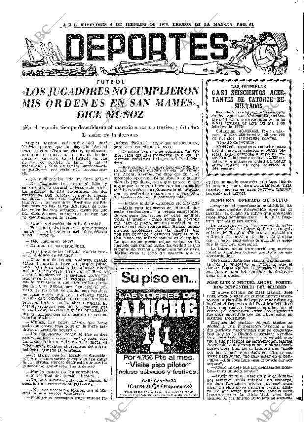 ABC MADRID 04-02-1970 página 61