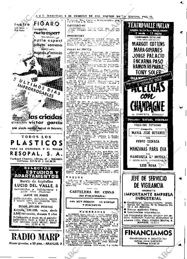 ABC MADRID 04-02-1970 página 75