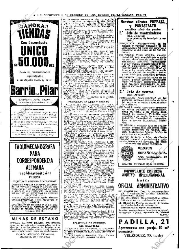 ABC MADRID 04-02-1970 página 79