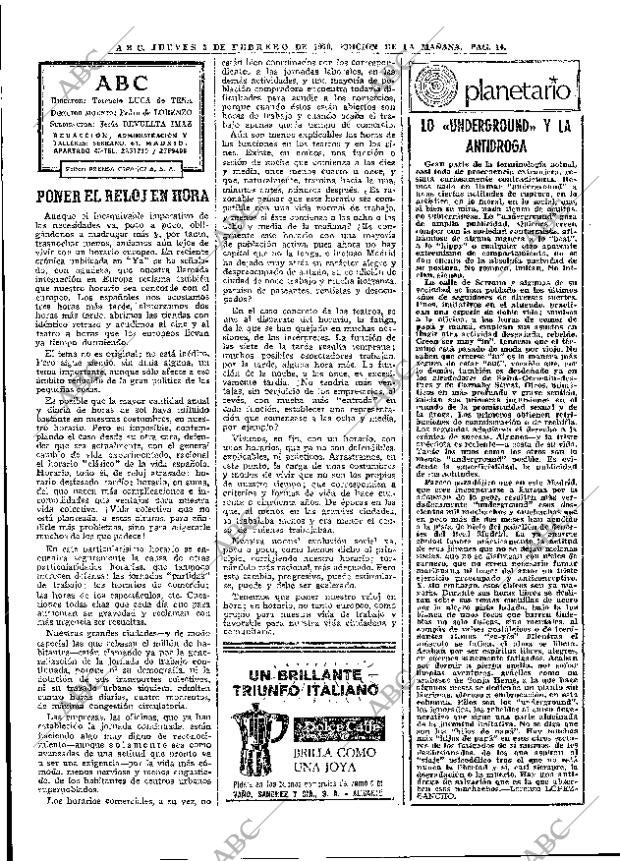 ABC MADRID 05-02-1970 página 14