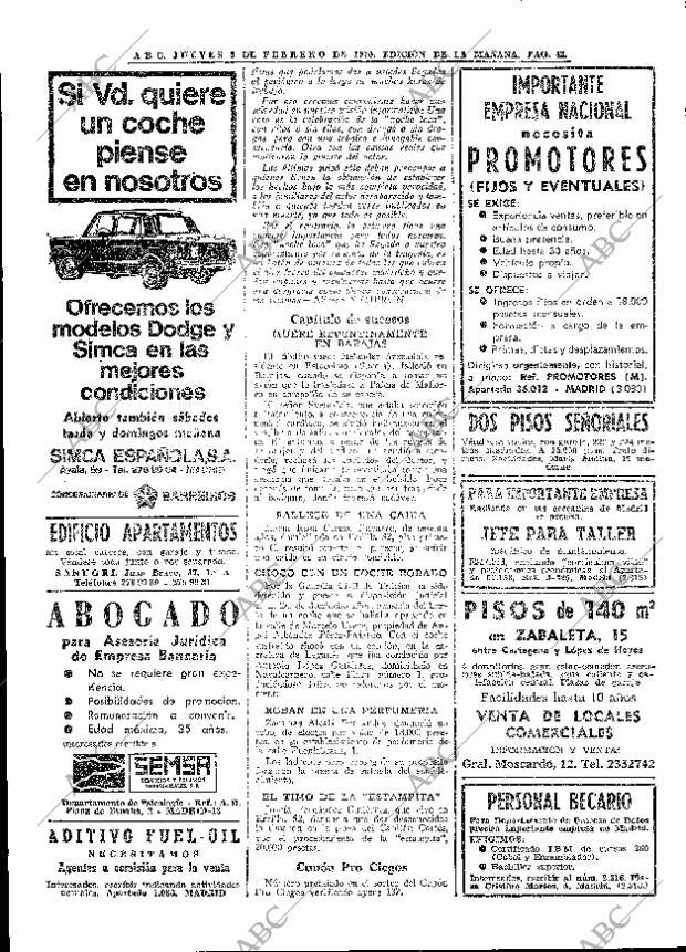 ABC MADRID 05-02-1970 página 42