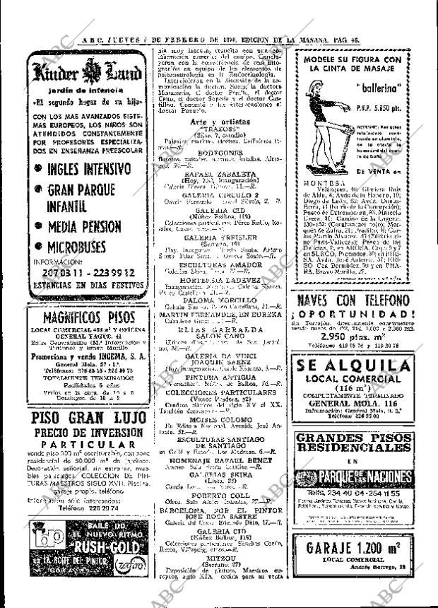 ABC MADRID 05-02-1970 página 46