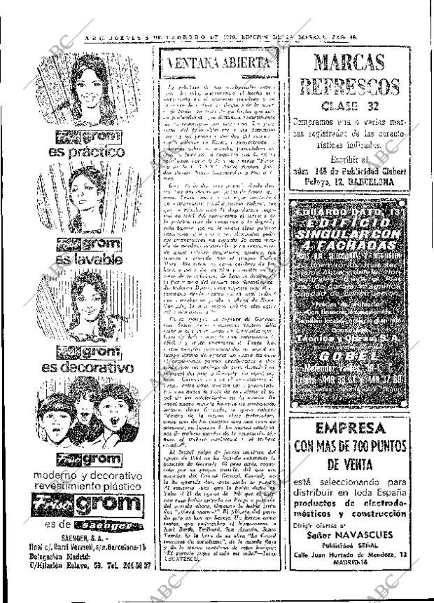 ABC MADRID 05-02-1970 página 48