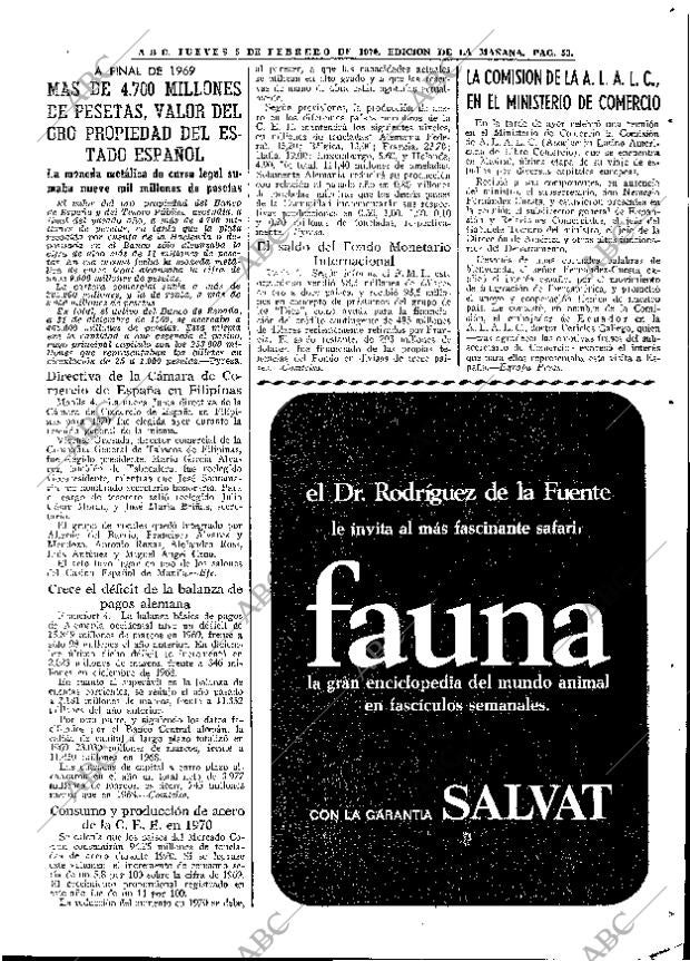 ABC MADRID 05-02-1970 página 53