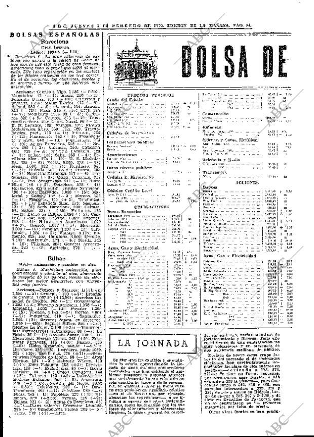 ABC MADRID 05-02-1970 página 54