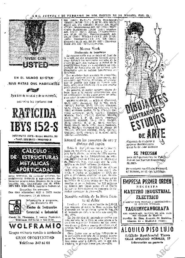 ABC MADRID 05-02-1970 página 56