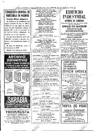 ABC MADRID 05-02-1970 página 66