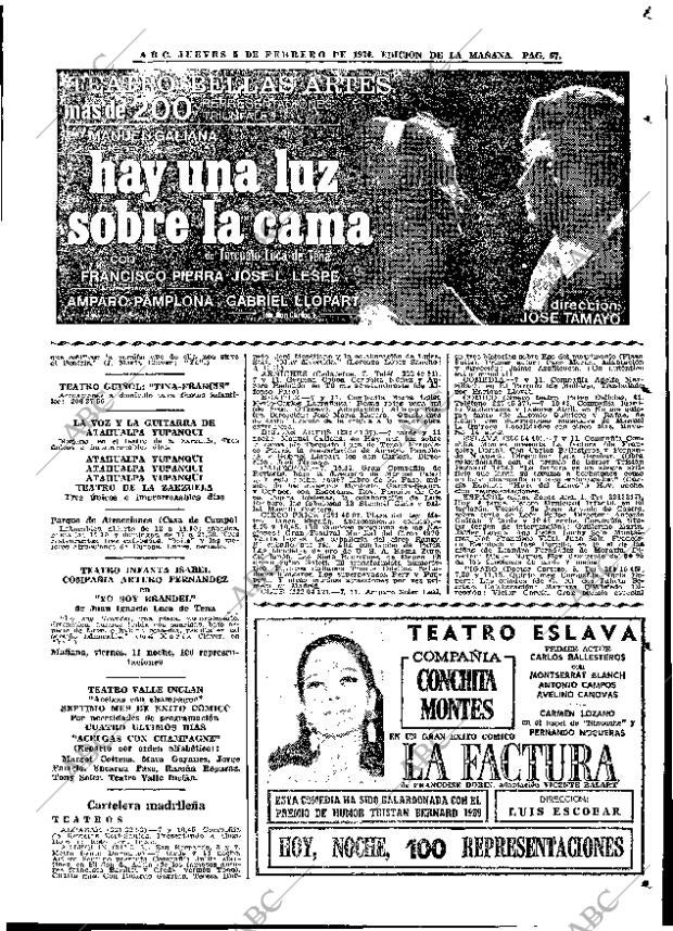 ABC MADRID 05-02-1970 página 67