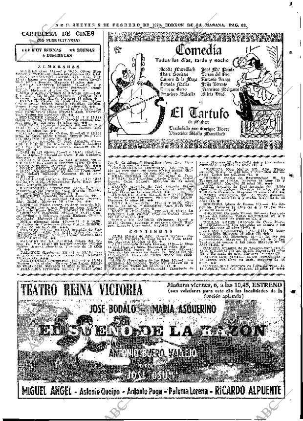 ABC MADRID 05-02-1970 página 69