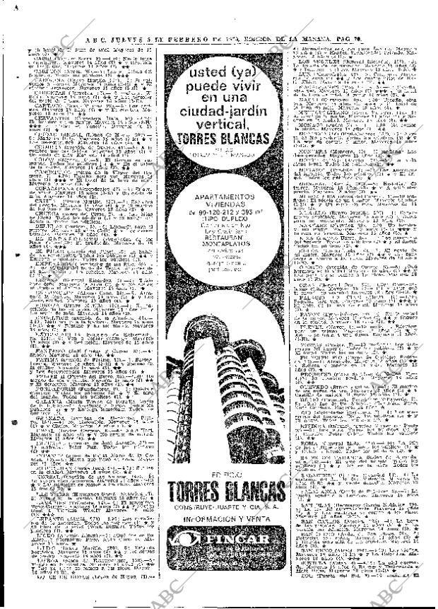 ABC MADRID 05-02-1970 página 70