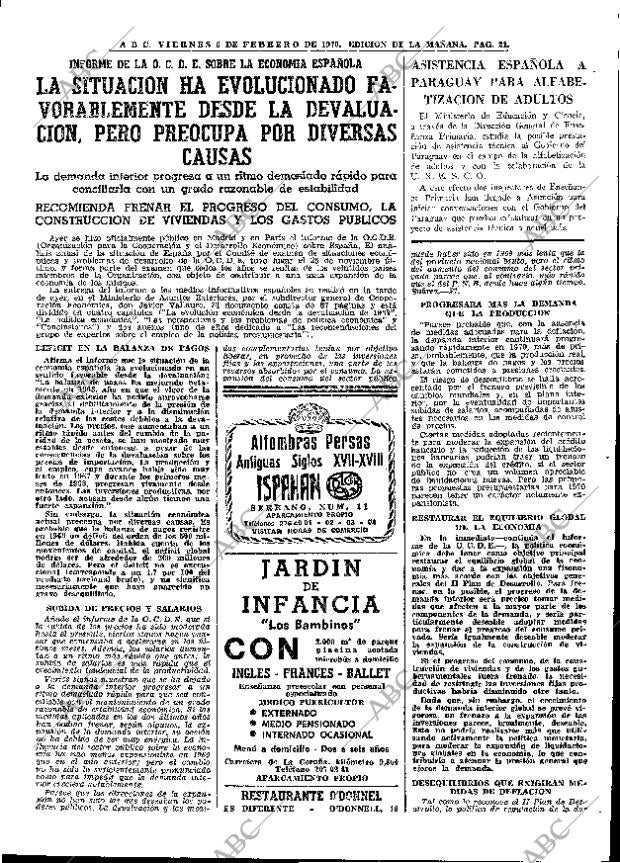 ABC MADRID 06-02-1970 página 21