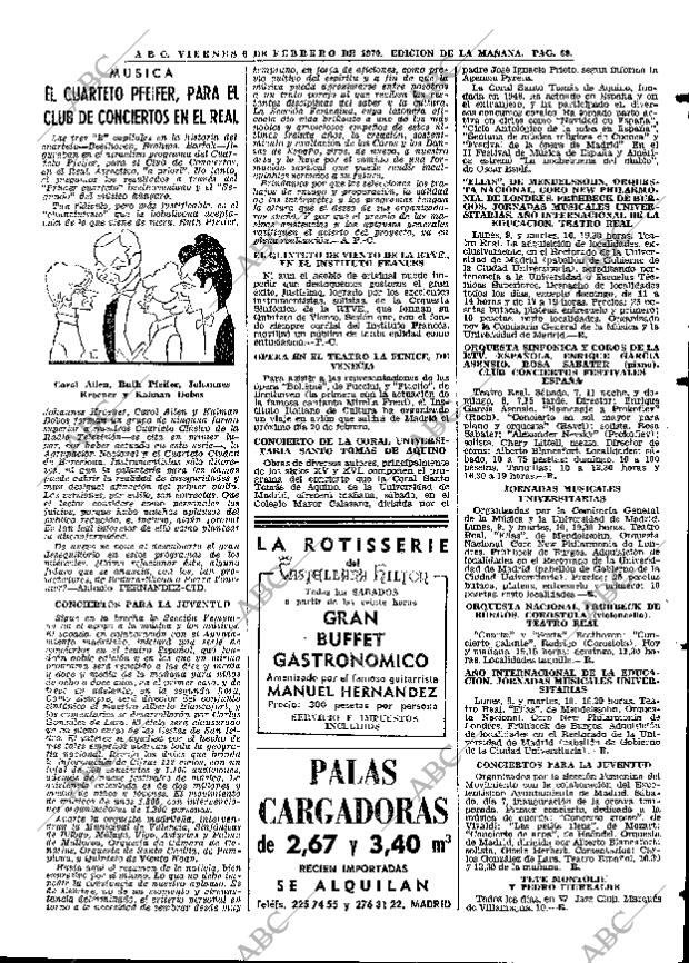 ABC MADRID 06-02-1970 página 69