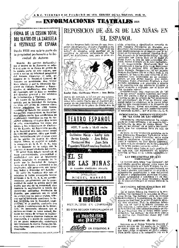 ABC MADRID 06-02-1970 página 71