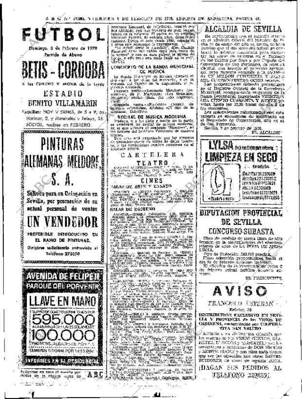 ABC SEVILLA 06-02-1970 página 48