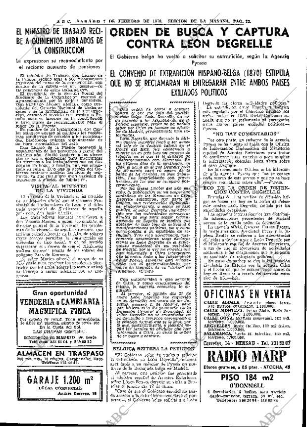 ABC MADRID 07-02-1970 página 23