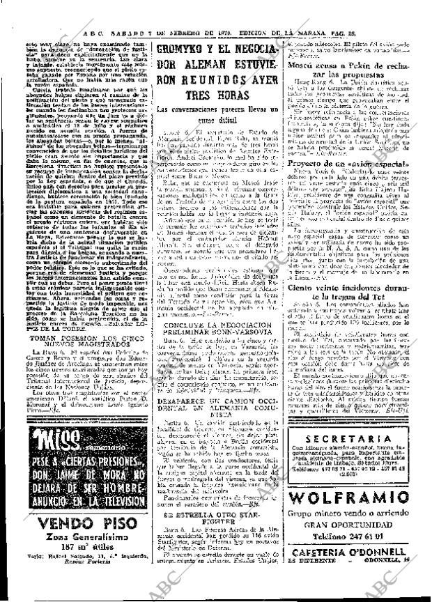 ABC MADRID 07-02-1970 página 28