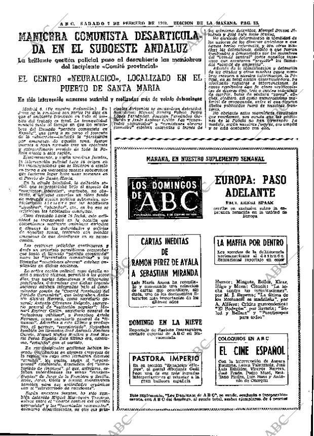 ABC MADRID 07-02-1970 página 33