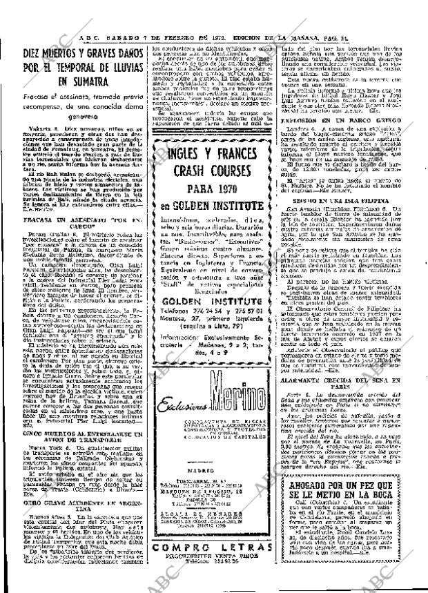 ABC MADRID 07-02-1970 página 34