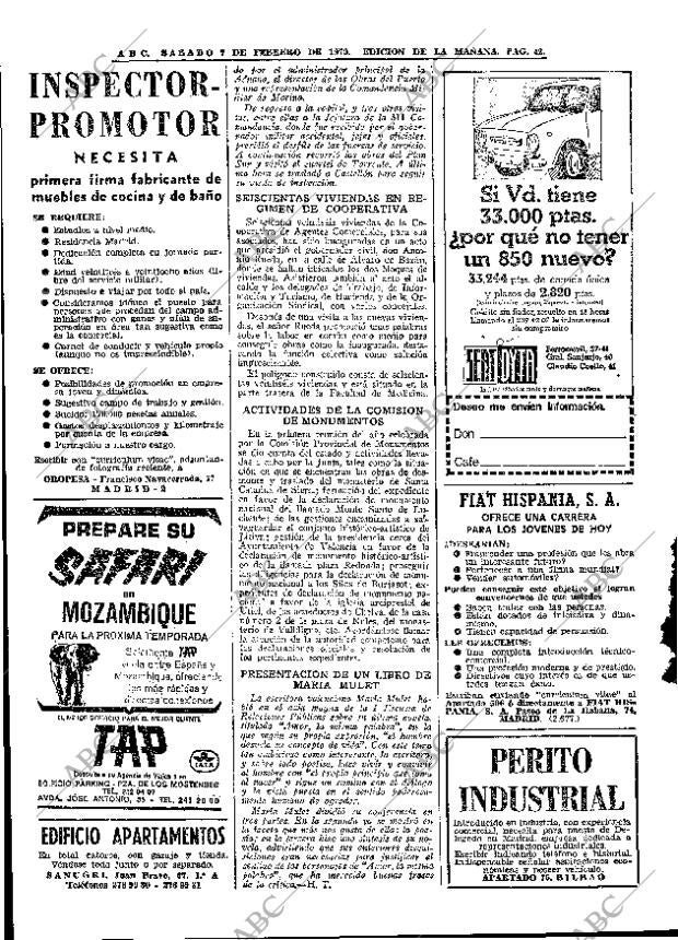 ABC MADRID 07-02-1970 página 42