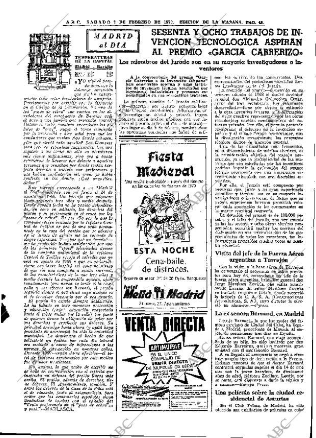 ABC MADRID 07-02-1970 página 45