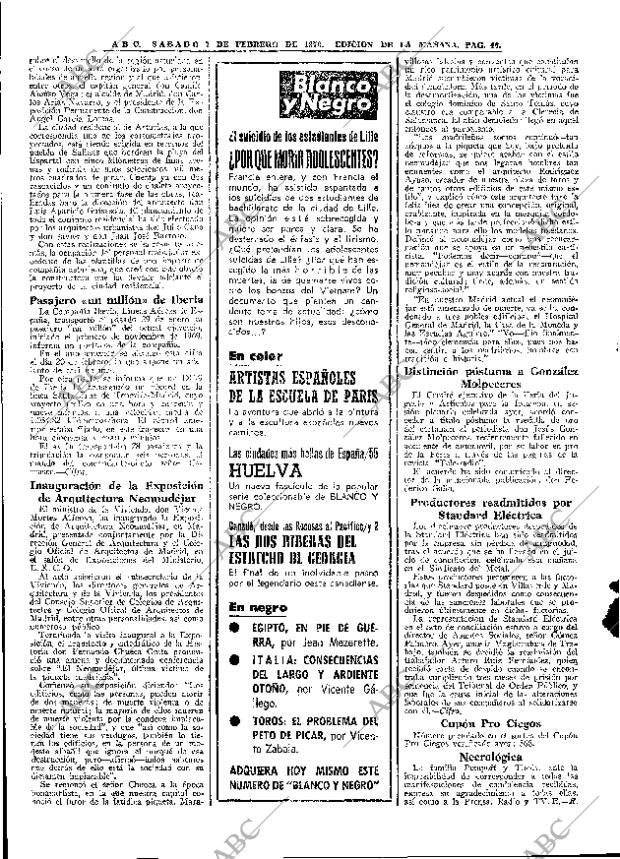 ABC MADRID 07-02-1970 página 46