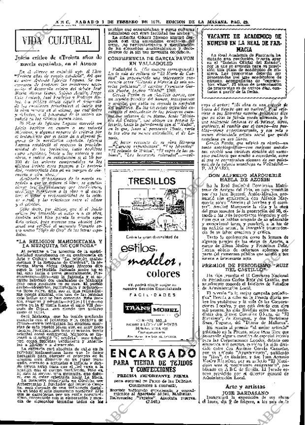 ABC MADRID 07-02-1970 página 49