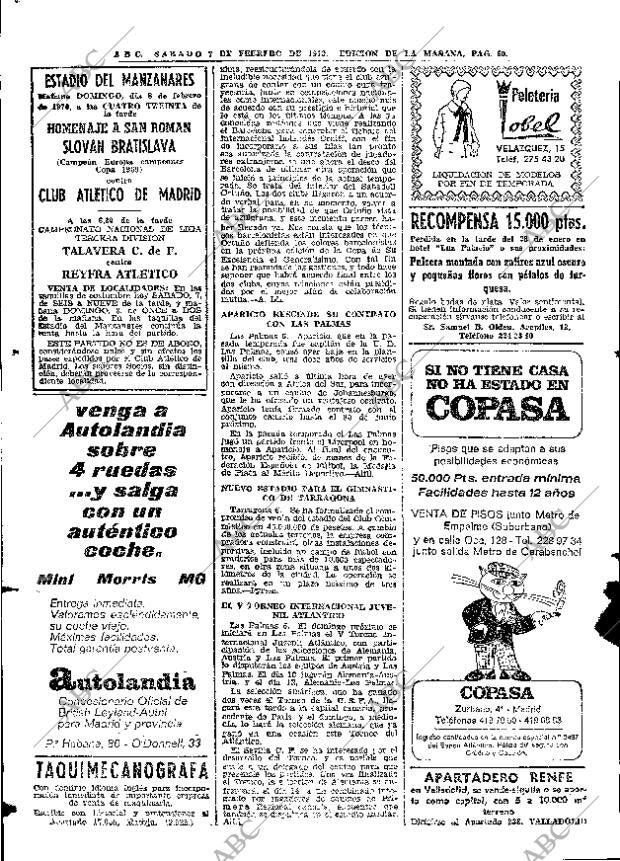 ABC MADRID 07-02-1970 página 60