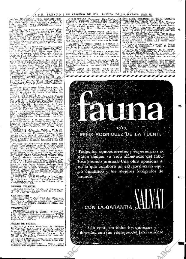 ABC MADRID 07-02-1970 página 73